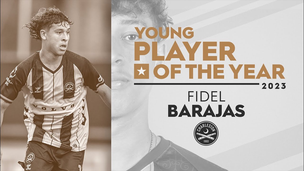 The Charleston Battery's Fidel Barajas is the USL Championship's Young Player of the Year!