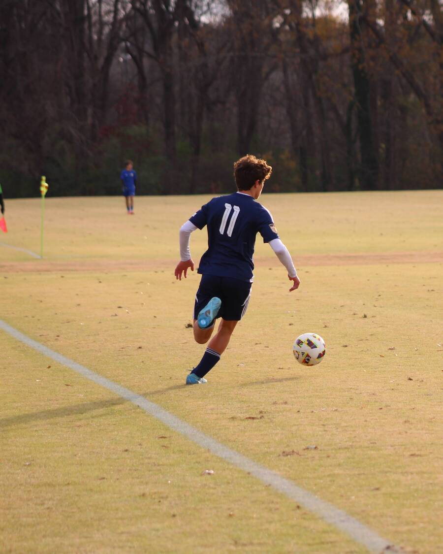 Soccer training on James Island, SC